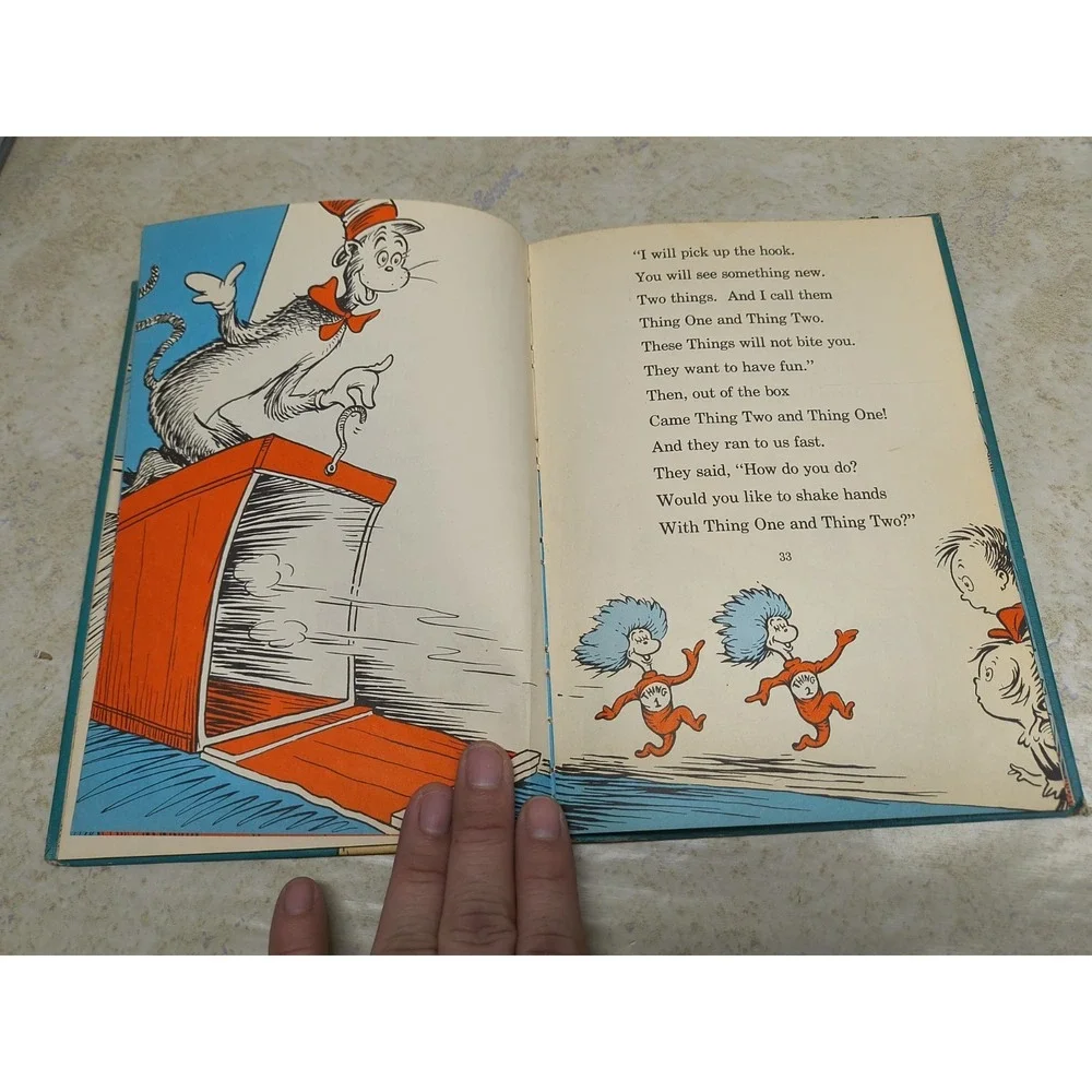 1957 First Edition-Cat In The Hat-Dr Seuss-‎